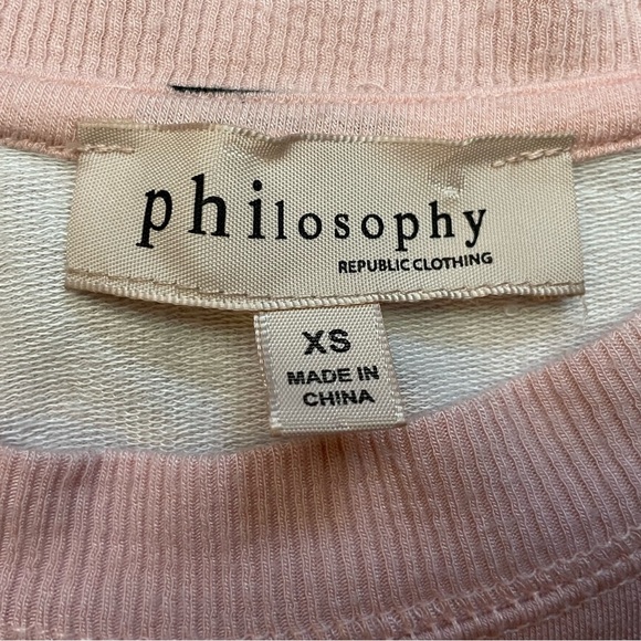 Lightweight Soft Heart Sweatshirt by Philosophy - Picture 2 of 7